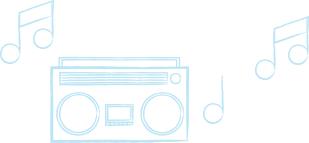 ornament-radio-notes