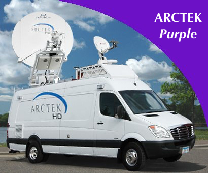 Arctek Purple Satellite Truck