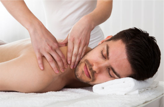 Man getting massage