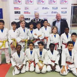 Junior Judo Students at The Budokwai