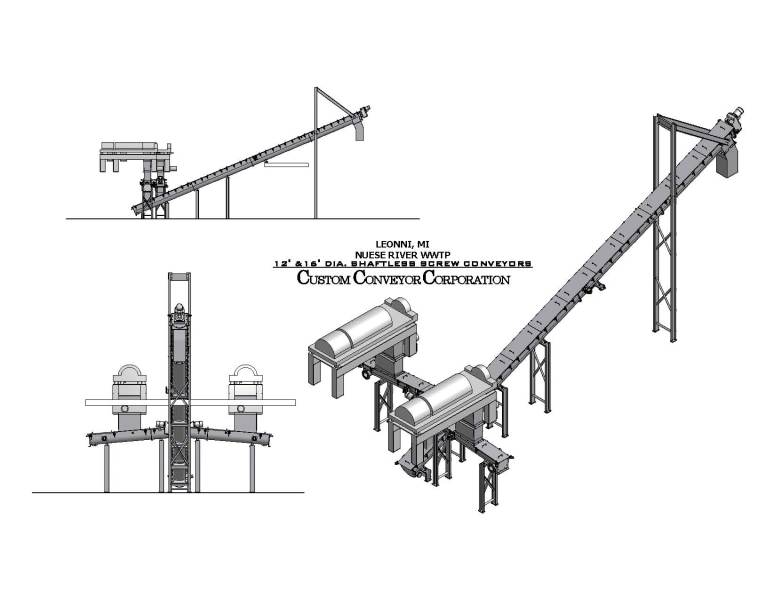 Shaftless Screw Conveyer Material Handling Solutions