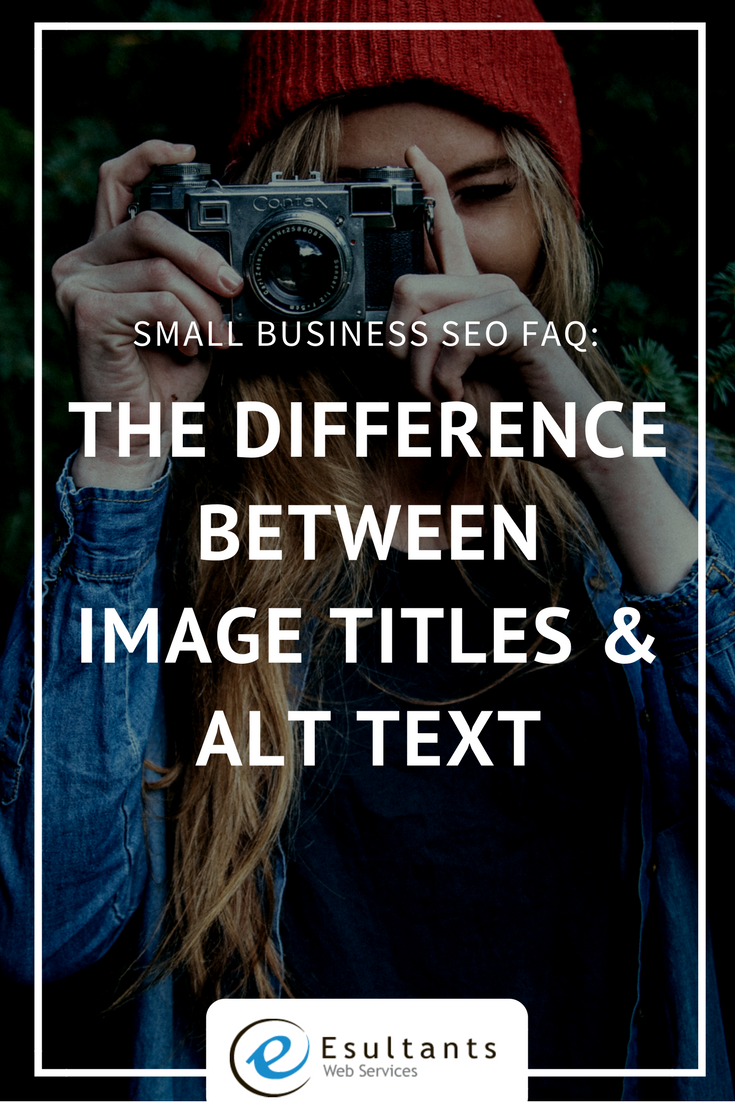 The Difference between Image Titles and Alt Text
