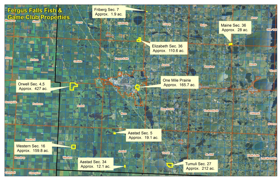 Properties Fergus Falls Hunting land in Minnesota