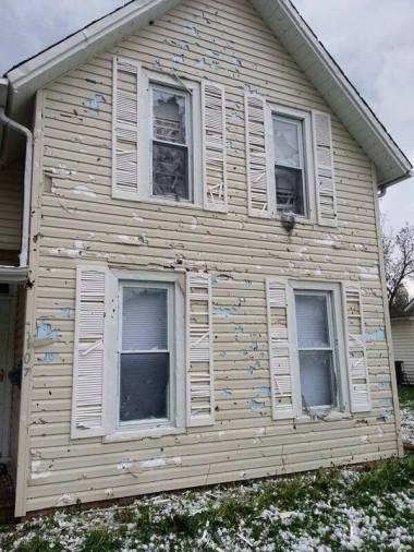 hail damage to siding