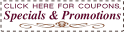 Specials & Promotions