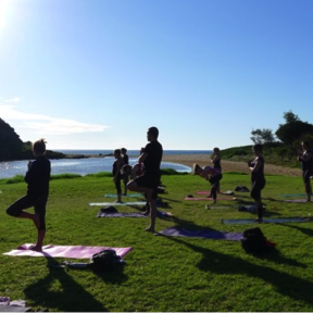 NY Retreat sunrise beach yoga - crop