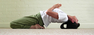 Yoga Pose Leaning Back